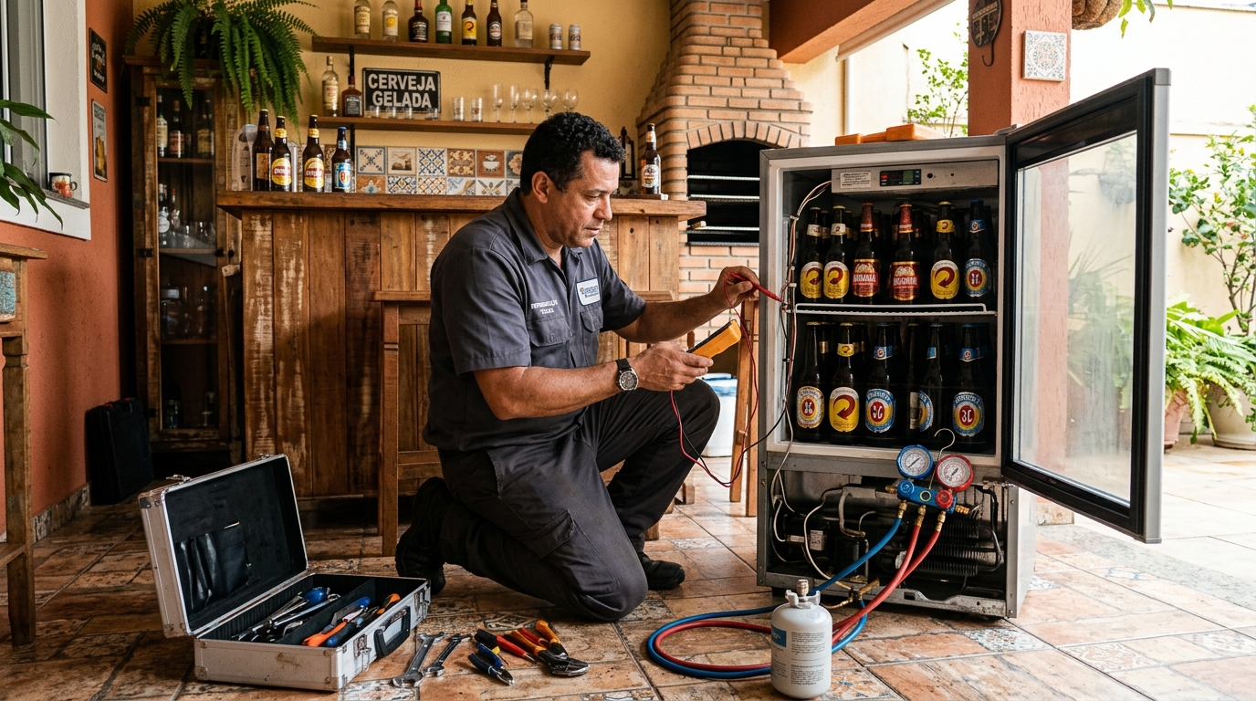 Conserto de cervejeira no mesmo dia em Ipatinga‑MG
