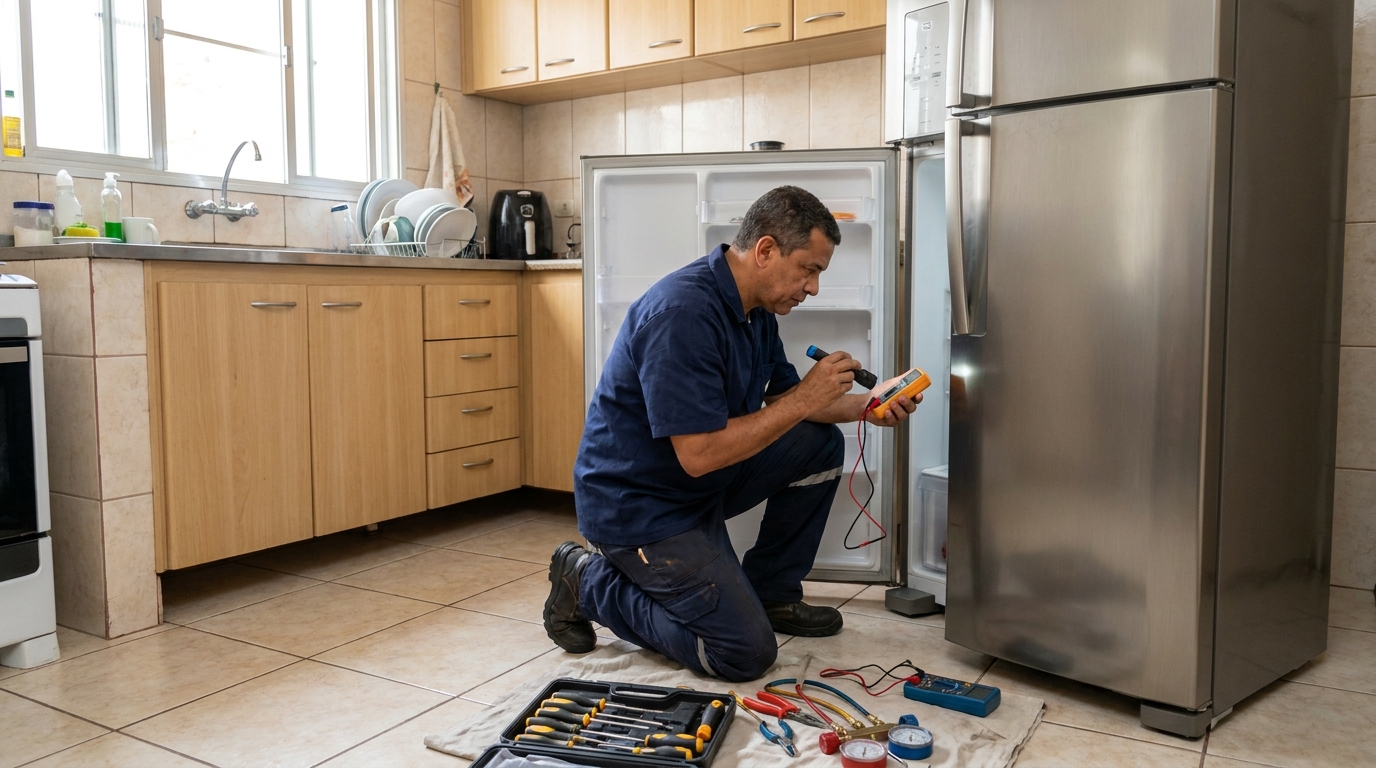 Conserto de geladeira no mesmo dia em Petrópolis‑RJ