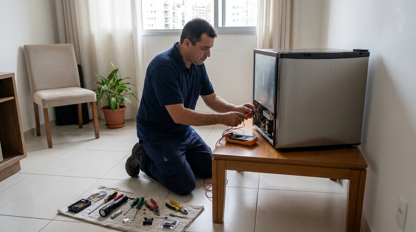 Manutenção de frigobar na Asa Norte‑DF
